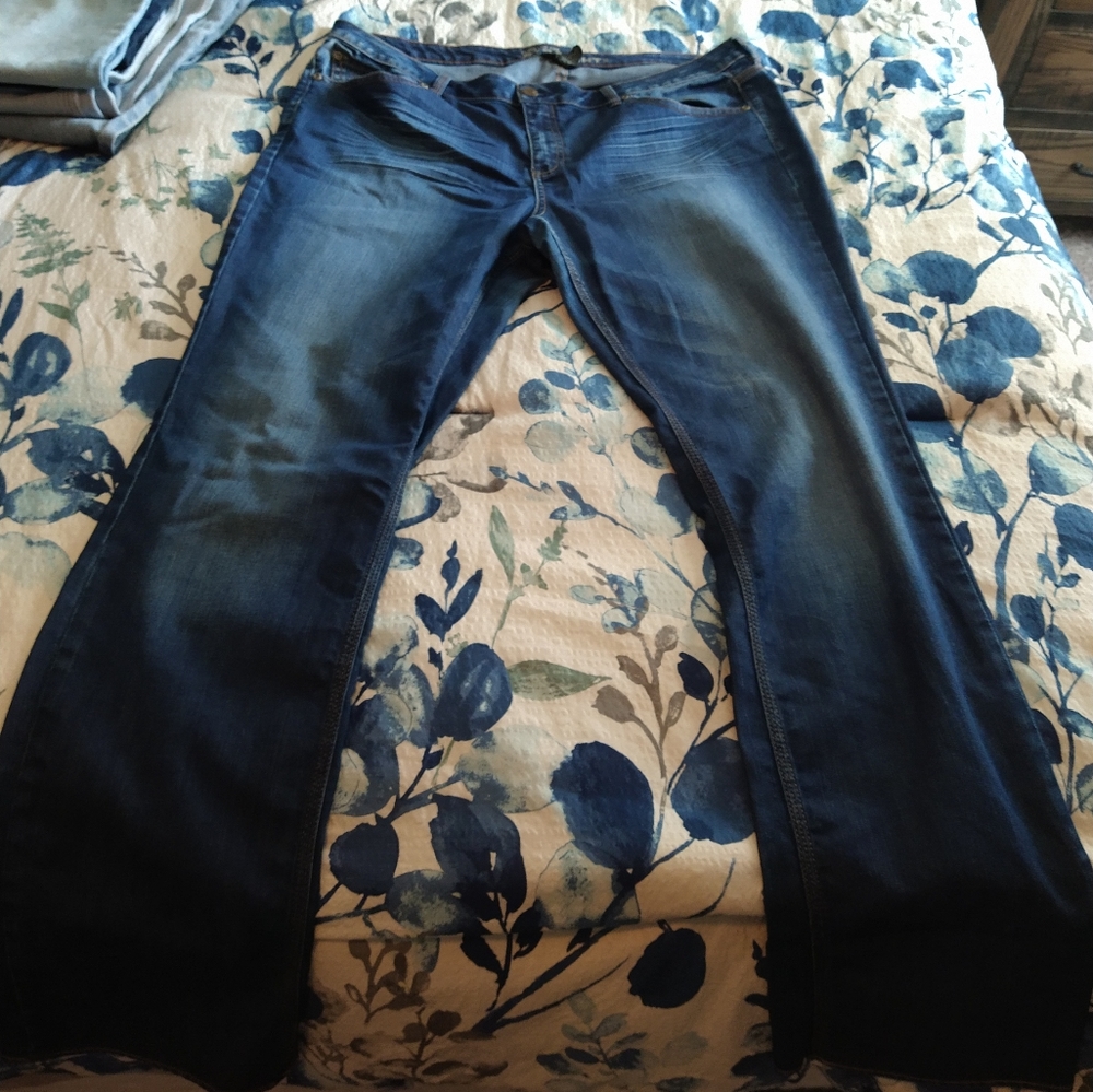 New York & Company dark jean size 18 Tall Hard to find size!